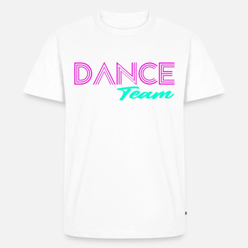 Dance - Männer Premium Bio T-Shirt - Weiß