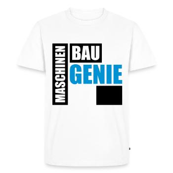 Ingénieur mécanique Ingénieur mécanique - T-shirt Premium bio Homme - blanc - Devant - Nico (187cm)
