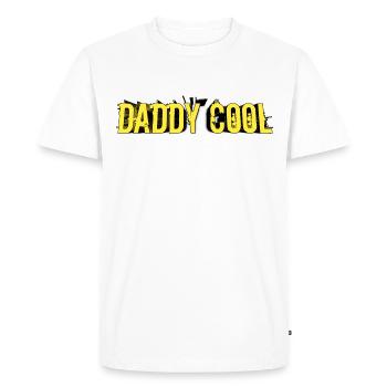 Daddy cool - T-shirt Premium bio Homme - blanc - Devant - Nico (187cm)