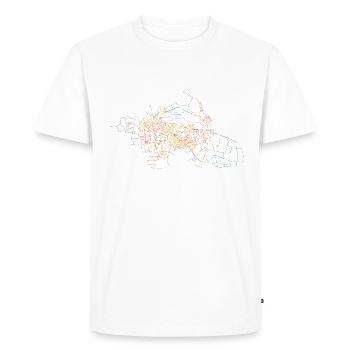 Greifswald Pastels de base - T-shirt Premium bio Homme - blanc - Devant - Nico (187cm)