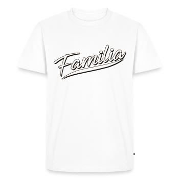 family love party parents shirt familia gang hood - Men's Premium Organic T-Shirt - white - Front - Nico (187cm)