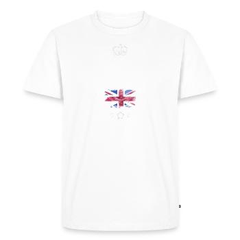 Oxford Street vintage - T-shirt Premium bio Homme - blanc - Devant - Nico (187cm)
