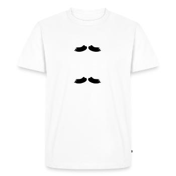 Ailes d’ange - T-shirt Premium bio Homme - blanc - Devant - Nico (187cm)