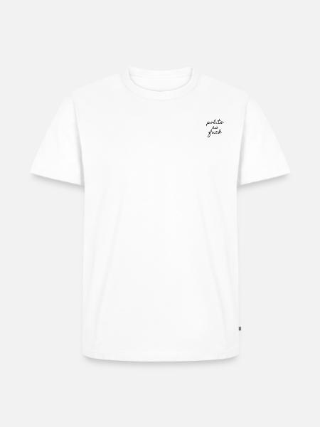 Polite as F*ck - Männer Premium Bio T-Shirt - Weiß