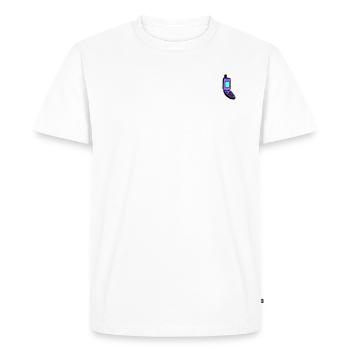 Flip phone - Men's Premium Organic T-Shirt - white - Front - Nico (187cm)