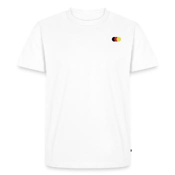 points colorés - T-shirt Premium bio Homme - blanc - Devant - Nico (187cm)