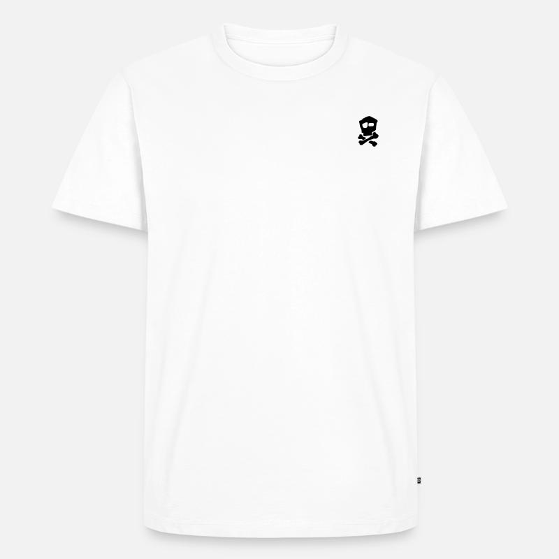 Skull - Men's Premium Organic T-Shirt - white