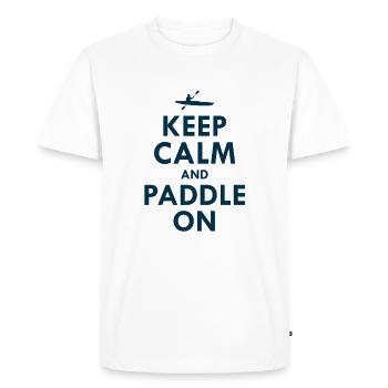 Kayak - T-shirt Premium bio Homme - blanc - Devant - Nico (187cm)