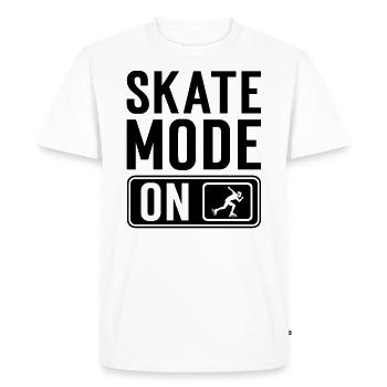 Roller skating - Men's Premium Organic T-Shirt - white - Front - Nico (187cm)