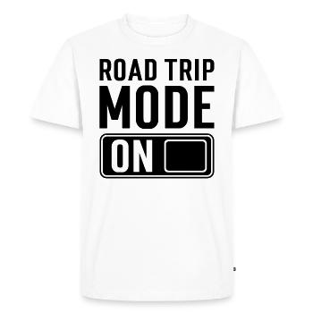 Roadtrip Dire - T-shirt Premium bio Homme - blanc - Devant - Nico (187cm)