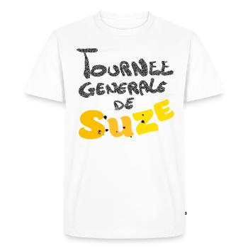Suzee funny - T-shirt Premium bio Homme - blanc - Devant - Nico (187cm)