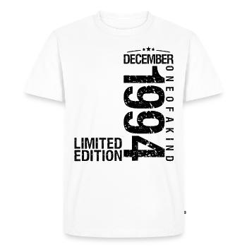 Birthday December 1994 December born in December - Men's Premium Organic T-Shirt - white - Front - Nico (187cm)