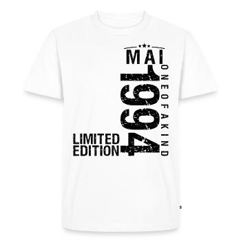 Anniversaire Mai 1994 Mai né en Mai - T-shirt Premium bio Homme - blanc - Devant - Nico (187cm)