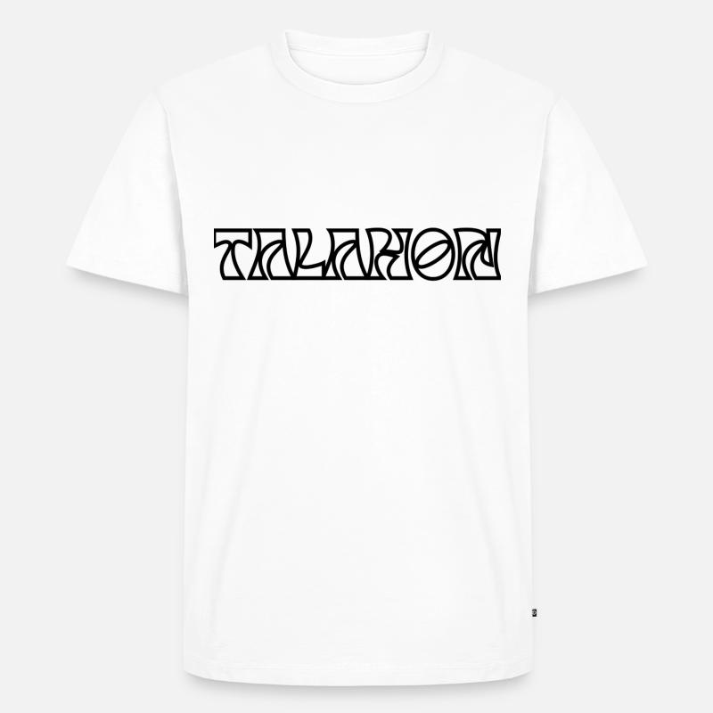 TALAHON - Männer Premium Bio T-Shirt - Weiß