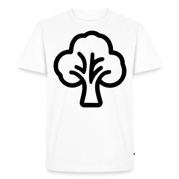 brocoli - T-shirt Premium bio Homme - blanc - Devant - Nico (187cm)