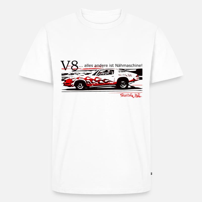 '79 Camaro Stroker ... V8 - Männer Premium Bio T-Shirt - undefined