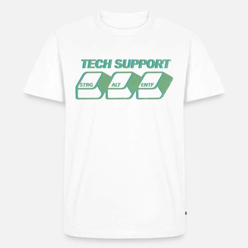 Strg Alt Entf - It-Support - Männer Premium Bio T-Shirt - undefined