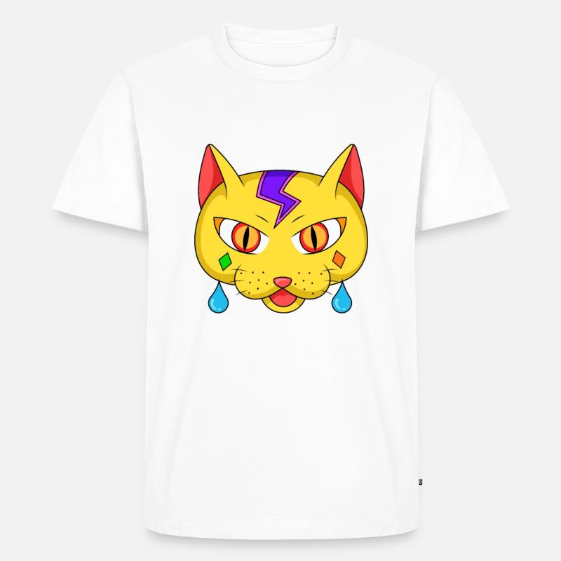 Trippy Kitty - Trippy Kitty - Männer Premium Bio T-Shirt - undefined