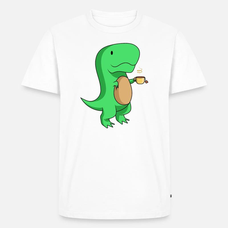 Tea Rex - Trex - Männer Premium Bio T-Shirt - undefined