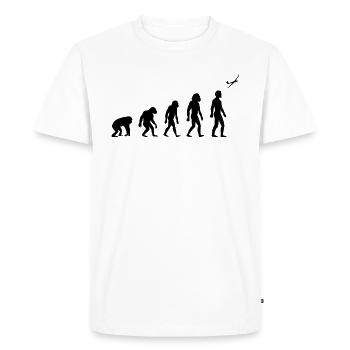 glider flight evolution glider sail gift - Men's Premium Organic T-Shirt - white - Front - Nico (187cm)