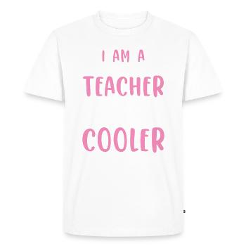 Education physique Eta, education et formation - T-shirt Premium bio Homme - blanc - Devant - Nico (187cm)