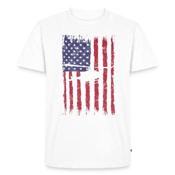 Helicopter Helicopter Pilot Heli - Men's Premium Organic T-Shirt - white - Front - Nico (187cm)