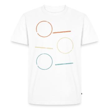 Patins à roulettes Roller Roller Skates - T-shirt Premium bio Homme - blanc - Devant - Nico (187cm)