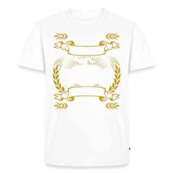 squash - Men's Premium Organic T-Shirt - white - Front - Nico (187cm)