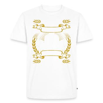 Railway Railway Train Train Train Driver - Men's Premium Organic T-Shirt - white - Front - Nico (187cm)
