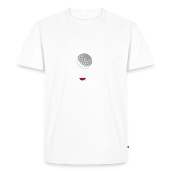 Golf Golfer Golfer Golfer Golf Course - Men's Premium Organic T-Shirt - white - Front - Nico (187cm)