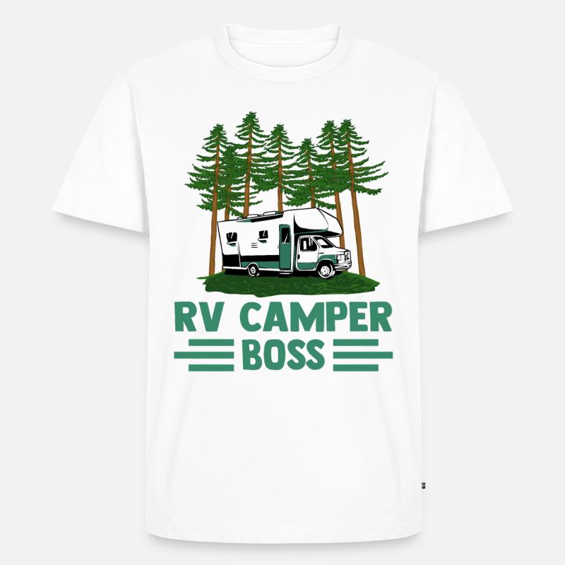 Wohnwagen Wohnmobil Caravan Camper - Männer Premium Bio T-Shirt - undefined