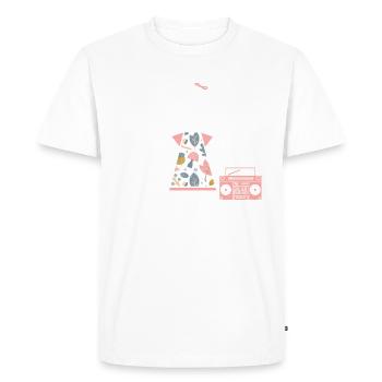 Breakdance Breakdancer Breakdancing - Men's Premium Organic T-Shirt - white - Front - Nico (187cm)