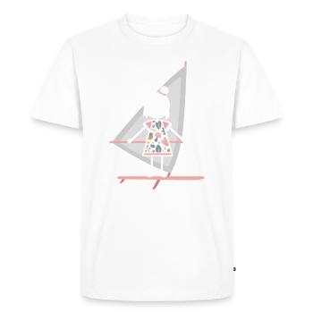 Windsurfing Windsurfen - Men's Premium Organic T-Shirt - white - Front - Nico (187cm)