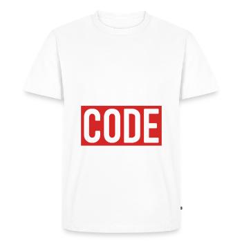 Programmer Coder Software Developer - Men's Premium Organic T-Shirt - white - Front - Nico (187cm)