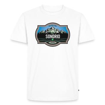 Sondrio Valtellina Lombardy - Men's Premium Organic T-Shirt - white - Front - Nico (187cm)