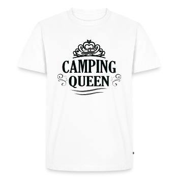 Pickup Camper Cabine Camping Queen - T-shirt Premium bio Homme - blanc - Devant - Nico (187cm)