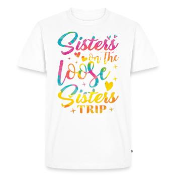 Vacation Sister Travel Funny Sister Travel - Men's Premium Organic T-Shirt - white - Front - Nico (187cm)