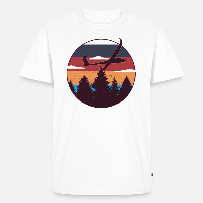 Rc-flugzeug Segelflugzeug Modellflugzeug Pilot - Männer Premium Bio T-Shirt - Weiß