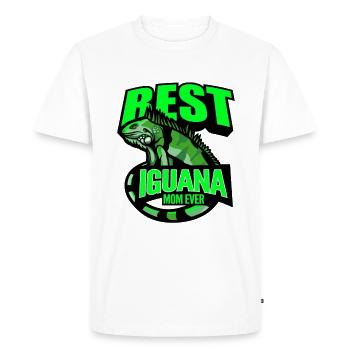 Iguane - T-shirt Premium bio Homme - blanc - Devant - Nico (187cm)