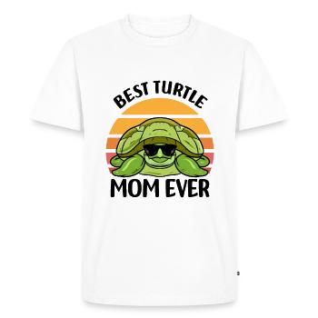 Turtle - Men's Premium Organic T-Shirt - white - Front - Nico (187cm)