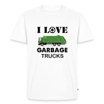 Garbage Man Garbage Truck Garbage Truck Garbage Truck - Men's Premium Organic T-Shirt - white - Front - Nico (187cm)
