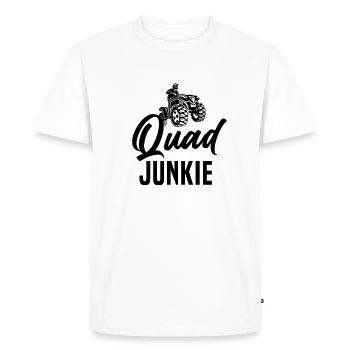 Quad Quad Riders Quad Ride ATV - Men's Premium Organic T-Shirt - white - Front - Nico (187cm)
