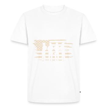 Les vétérans honorent les disparus, remercient les vivants - T-shirt Premium bio Homme - blanc - Devant - Nico (187cm)