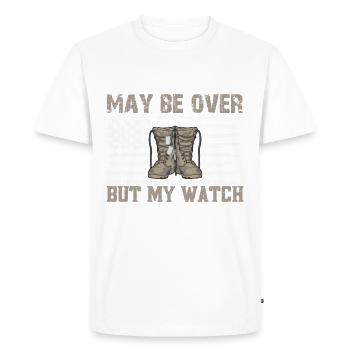 Les anciens combattants disent pour les patriotes - T-shirt Premium bio Homme - blanc - Devant - Nico (187cm)