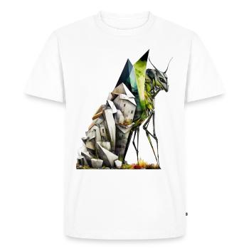 Insectes criquets Architecture Cadeau Animal Zoo - T-shirt Premium bio Homme - blanc - Devant - Nico (187cm)