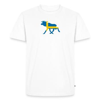 Pas de thérapie SUÈDE Sverige Eligin Cadeau - T-shirt Premium bio Homme - blanc - Devant - Nico (187cm)