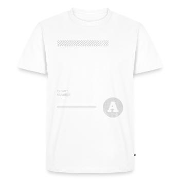 Étiquette de l’aéroport de Toronto - T-shirt Premium bio Homme - blanc - Devant - Nico (187cm)