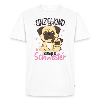 I'm going to be big sister 2022 for siblings - Men's Premium Organic T-Shirt - white - Front - Nico (187cm)