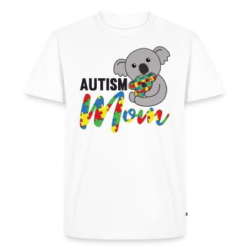 autism awareness month autism mom koala - Men's Premium Organic T-Shirt - white - Front - Nico (187cm)