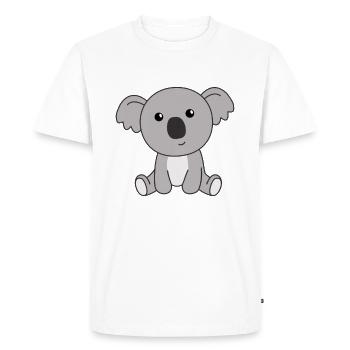 Koala mignon animaux mignons pour les enfants mignons - T-shirt Premium bio Homme - blanc - Devant - Nico (187cm)